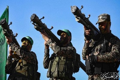 The Qassam Brigades continue to respond to the crimes of the Zionists by firing missiles