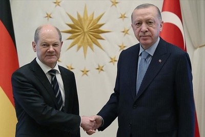Telephone conversation between Erdogan and the German Chancellor