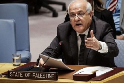 Palestinian representative to the UN: Zionist regime attacks on the Gaza Strip must stop