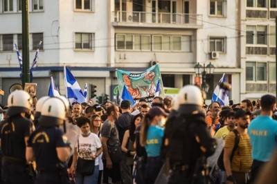 Mass demonstrations in support of Palestine in the Greek capital
