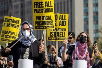 Growing protests by American citizens against this country's support for the Zionist regime
