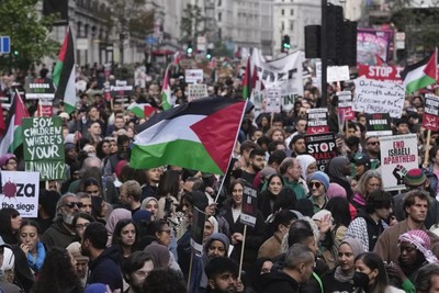 В Лондоне, Риме и Париже прошли акции в поддержку Палестины