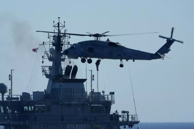 Conducting joint naval exercises of NATO countries in the Mediterranean