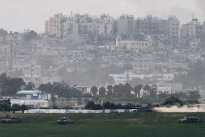 القسام تستهدف آليات للاحتلال الصهيوني بقذائف الياسين 105 بمحورين في غزة