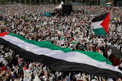 نحو 1.5 مليون شخص يتظاهرون في جاكرتا دعما لغزة