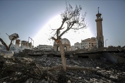 Israel has completely demolished 56 mosques in the war against Gaza