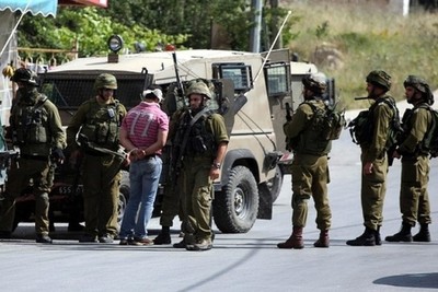 إعتقال 28 فلسطينيا من الخليل و 6 من مخيم الجلزون