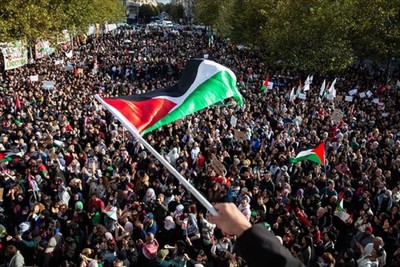 مرکز امنیتی رژیم صهیونیستی: ۹۵ درصد تظاهرات‌های جهان در حمایت از فلسطین و ضد اسرائیل است