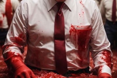 'Your hands are stained with blood'