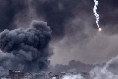 Israeli Fighter Jets Bombard UNRWA School in Gaza