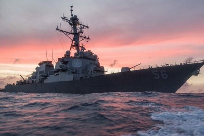 Expulsion of an American destroyer from Chinese territorial waters