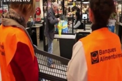 In France, aid to food banks has decreased