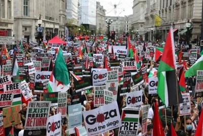 Demonstrations took place in Sweden and Germany in solidarity with the people of the Gaza Strip