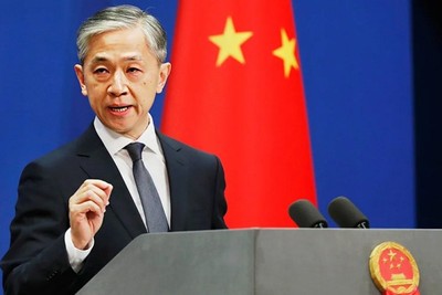 The Chinese Foreign Ministry called on the United States to stop perceiving Beijing as a hypothetical enemy