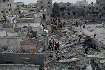 Bombings in Gaza like those in the Second World War