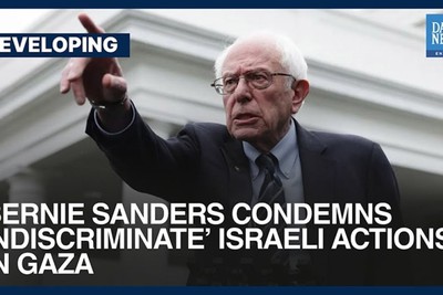 Senator Sanders writes a letter to Biden: We are partners in the crimes of Israel