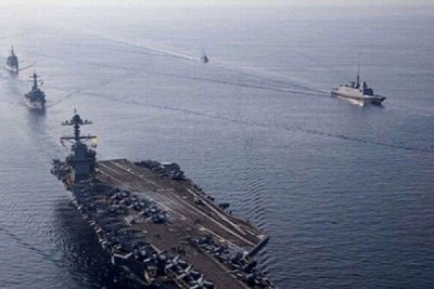 Breaking the US naval alliance with the withdrawal of France, Spain and Italy