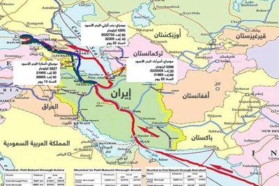 الممر الشمالي - الجنوبي وفرصة توسيع العلاقات الاقتصادية لإيران