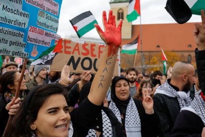 شرطة برلين تحظر مظاهرة مؤيدة للفلسطينيين في عيد رأس السنة