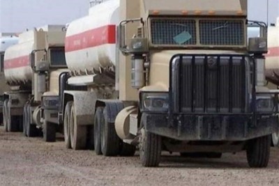 الاحتلال الأمريكي يسرق حمولة عشرات الصهاريج من نفط الجزيرة السورية