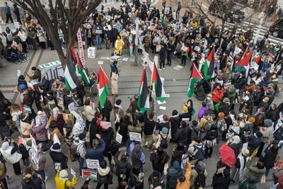 Continued demonstrations by supporters of the Palestinian nation in various European cities