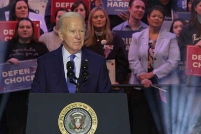 US President Biden's speech was interrupted by Palestinian protest