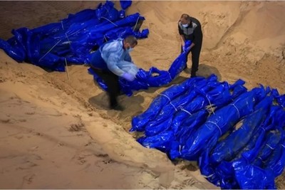 مقبرة جماعية لـ80 شهيدا سرق الاحتلال جثامينهم من مناطق متفرقة في غزة