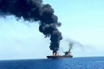 Two US and UK ships come under attack by Yemeni forces in the Red Sea