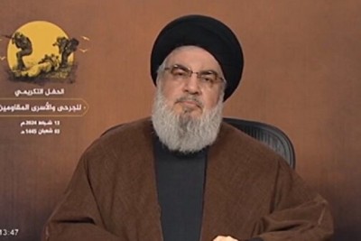 Nasrullah: The origin of the power of resistance is the Islamic Revolution