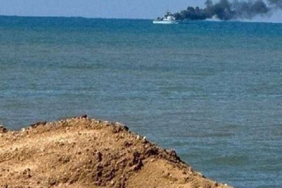 آتش سوزی در کشتی نیروی دریایی رژیم صهیونیستی