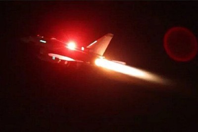 The American-British coalition carried out an air attack on Yemen