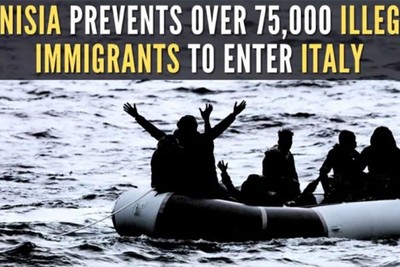 Tunisia has prevented more than 75,000 illegal immigrants from entering Italy