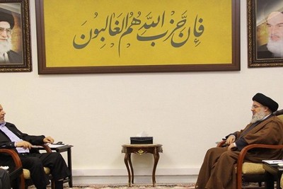 السيد نصر الله يستقبل وفدًا قياديًا من حركة ‏حماس  