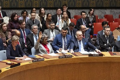 Одобрение резолюции о прекращении огня в секторе Газа в Совете Безопасности