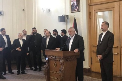 اسماعیل هنیه: ایران در صف مقدم حمایت از آرمان فلسطین است