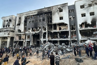 After committing atrocities for 2 weeks, the Israeli army left Al-Shifa Hospital