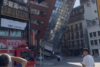 زلزال عنيف بقوة 7.2 درجة يهز العاصمة التايوانية ويحدث دمارا