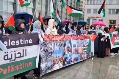 Protests continue worldwide in support of the people of the Gaza Strip
