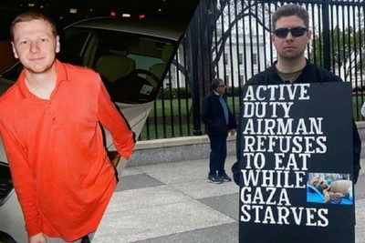 An American soldier announced a hunger strike in defense of Gaza