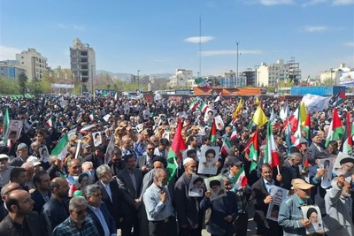 شکوه حضور ایرانیان در راهپیمایی روز قدس