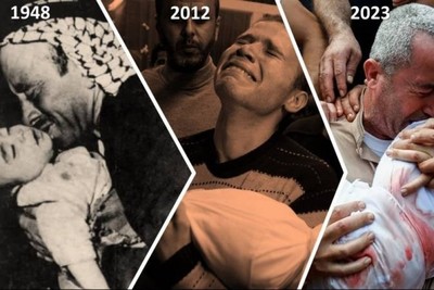 1948ک the Deir Yassin massacreک hundreds of Palestinians massacred in a single day