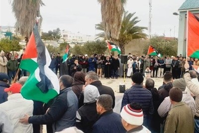 تظاهرات ضد صهیونیستی در ۵۴ شهر مغرب