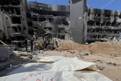 The media exposed the Zionist crime in al-Shifa Hospital in Gaza
