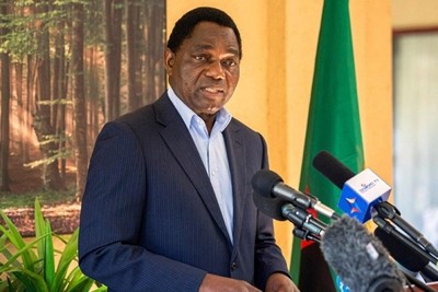 President of Zambia: We need about one billion dollars for humanitarian aid