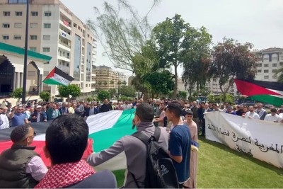 عشرات المظاهرات دعما لغزة ورفضا للعدوان في 54 مدينة بالمغرب