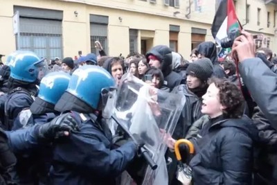 Stampa: полиция и двое манифестантов пострадали на протестах в Турине
