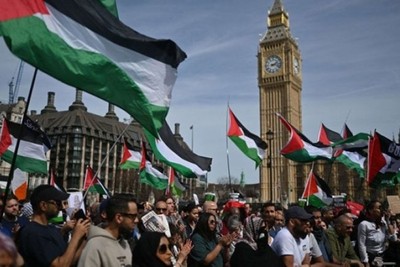 توقعات بمشاركة مئات الآلاف بمظاهرة مؤيدة لفلسطين في لندن