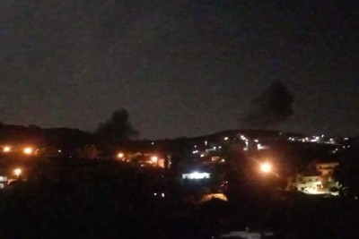 Zionist regime air force attacks on southern Lebanon