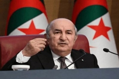Algerian President: The world has lost humanity in occupied Palestine
