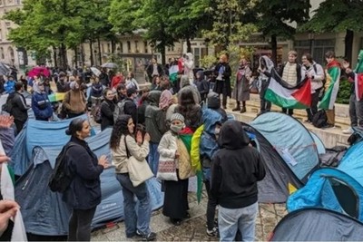 حراك طلابي في جامعات العالم لمناصرة فلسطين ومناهضة حرب غزة